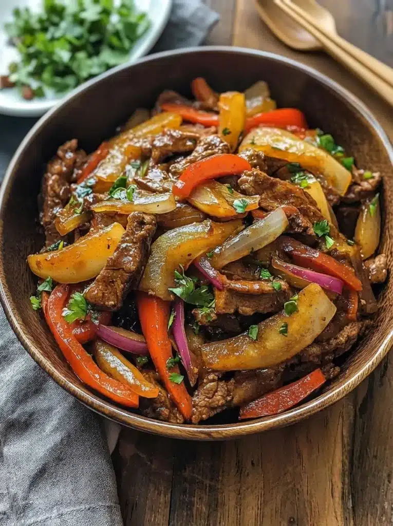 Peruvian Lomo Saltado