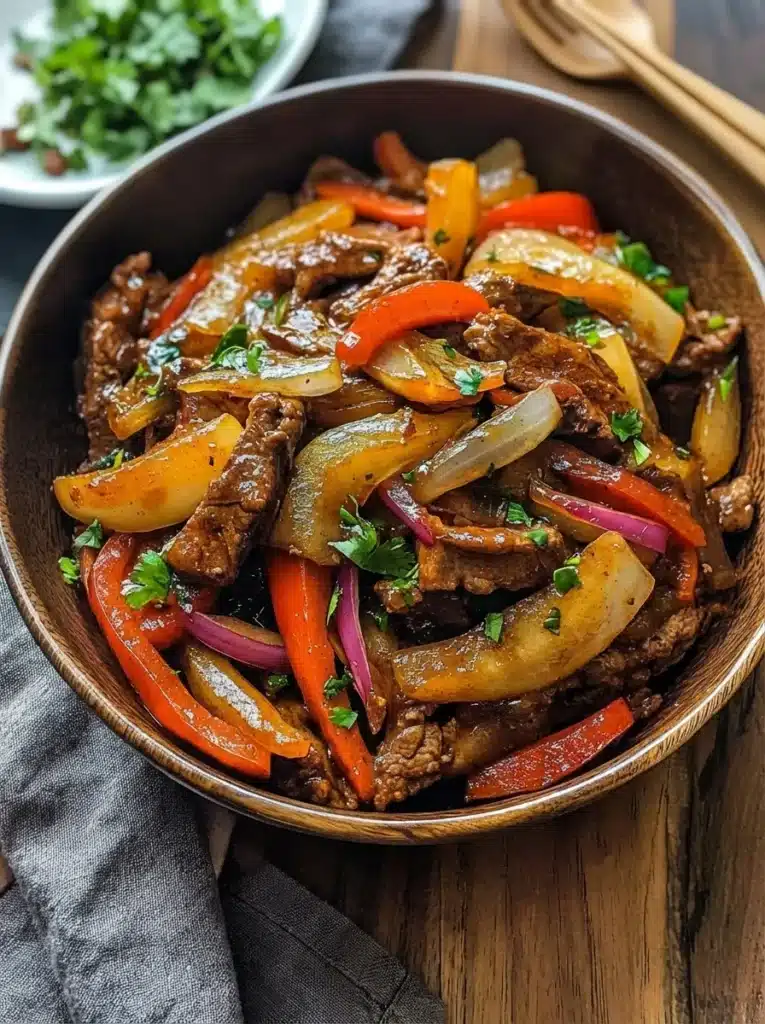 Peruvian Lomo Saltado