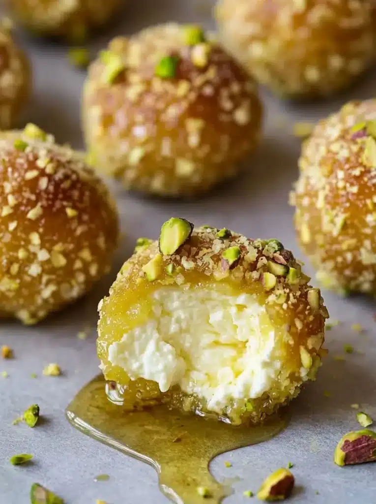 Pistachio Cheesecake Truffles