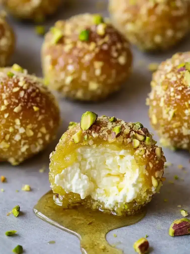 Pistachio Cheesecake Truffles