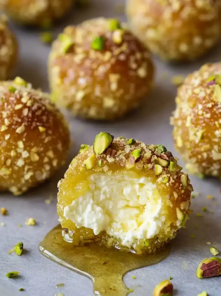 Pistachio Cheesecake Truffles