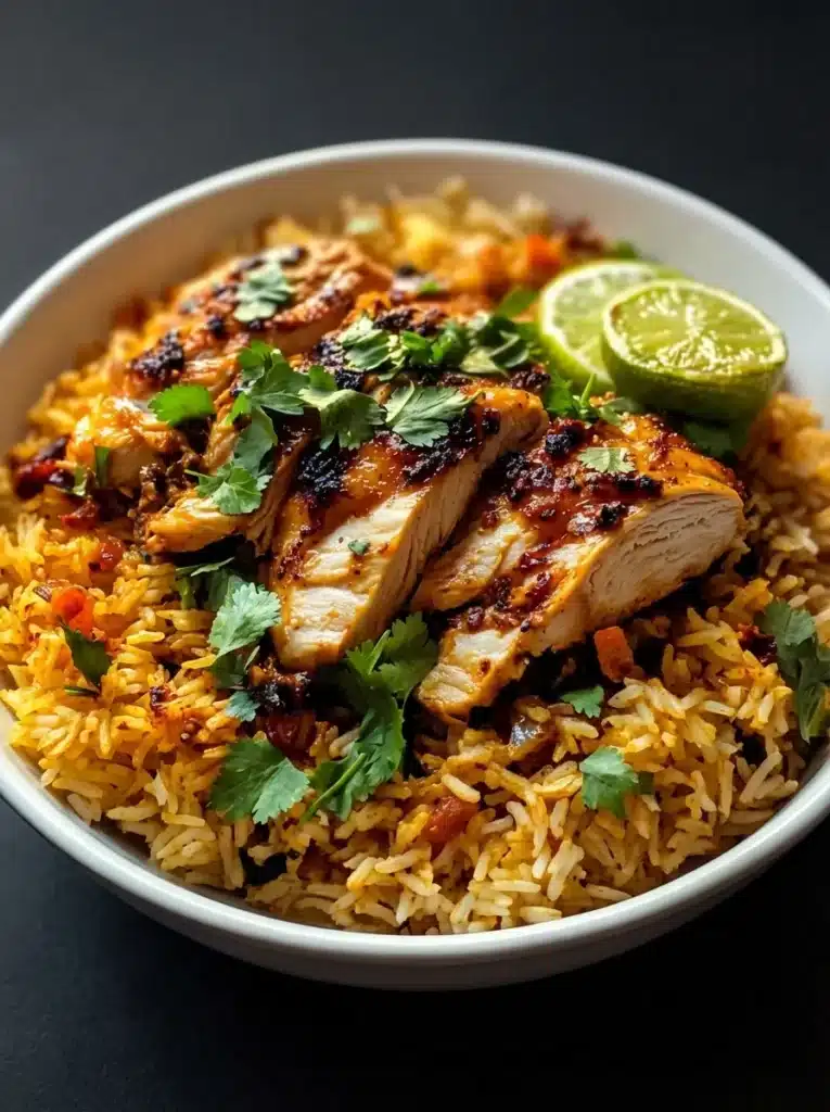 Sesame Chicken and Rice
