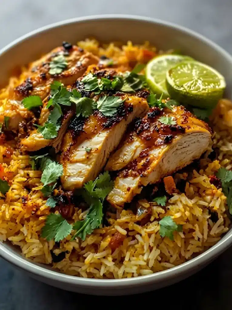Sesame Chicken and Rice
