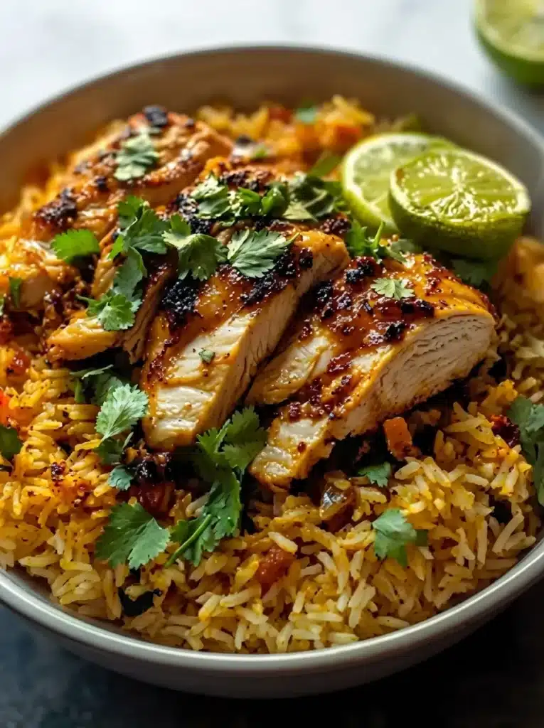Sesame Chicken and Rice