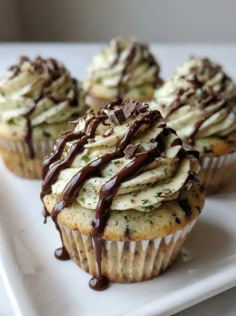 Shamrock Chocolate Mint Cupcakes for St. Patrick’s Day