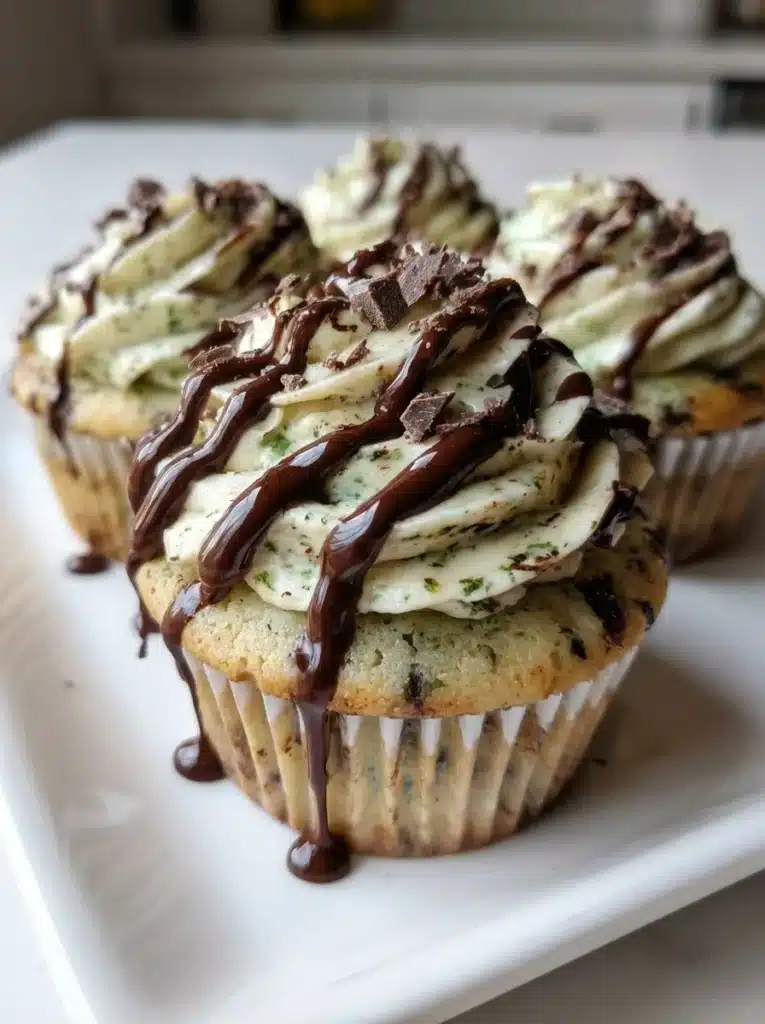 Shamrock Chocolate Mint Cupcakes for St. Patrick’s Day