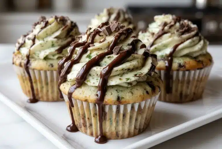 Shamrock Chocolate Mint Cupcakes for St. Patrick’s Day