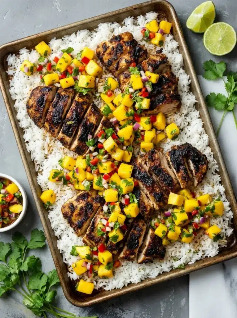 Sheet Pan Jerk Chicken