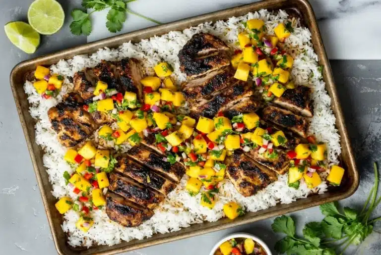 Sheet Pan Jerk Chicken