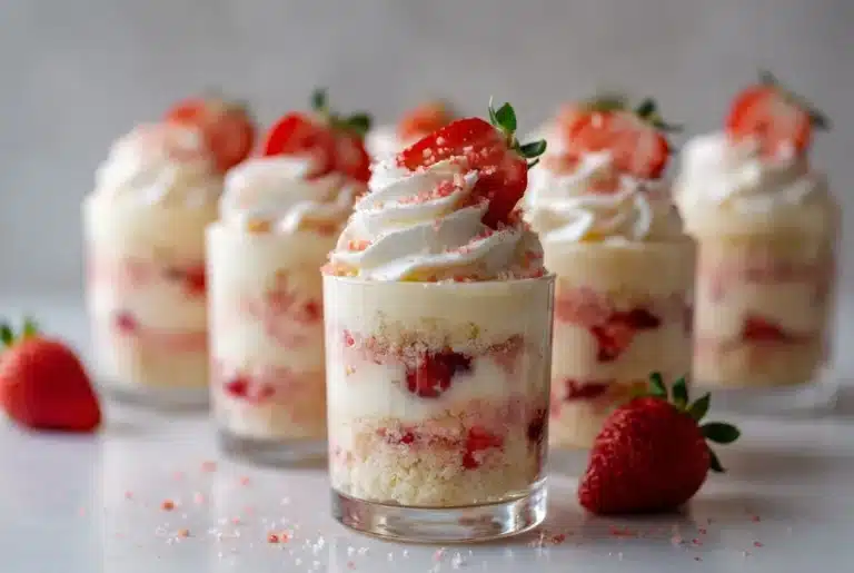 Strawberry Shortcake Trifles