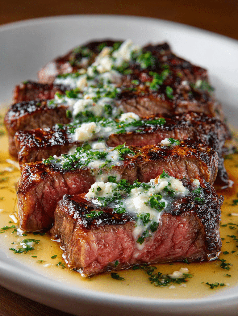 The Ultimate Garlic Butter Steak Recipe with Parmesan Cream Sauce