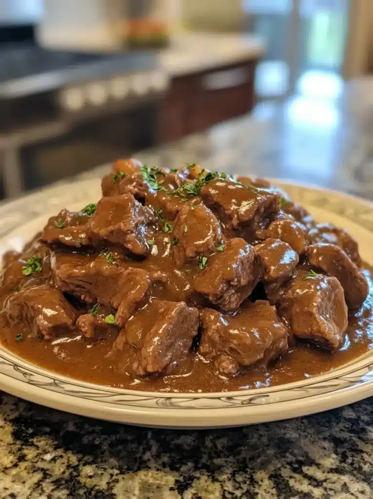 beef tips crock pot recipe