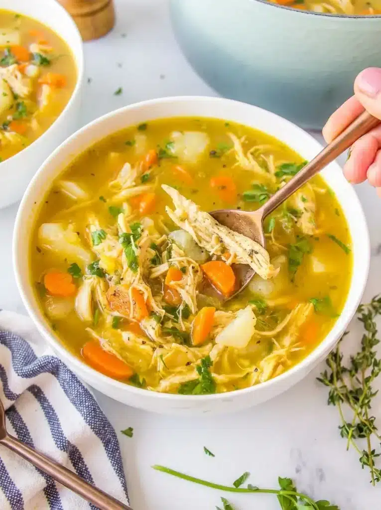bone broth soup recipe chicken