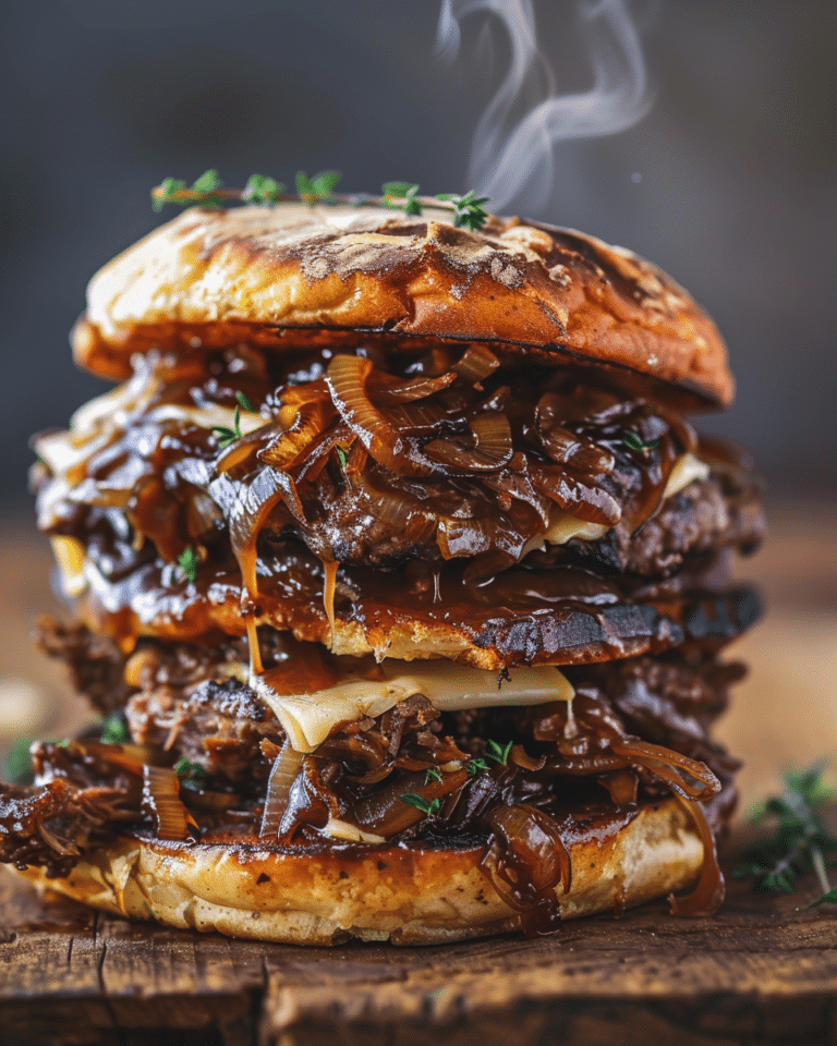 Irresistible French Onion Beef Sloppy Joes