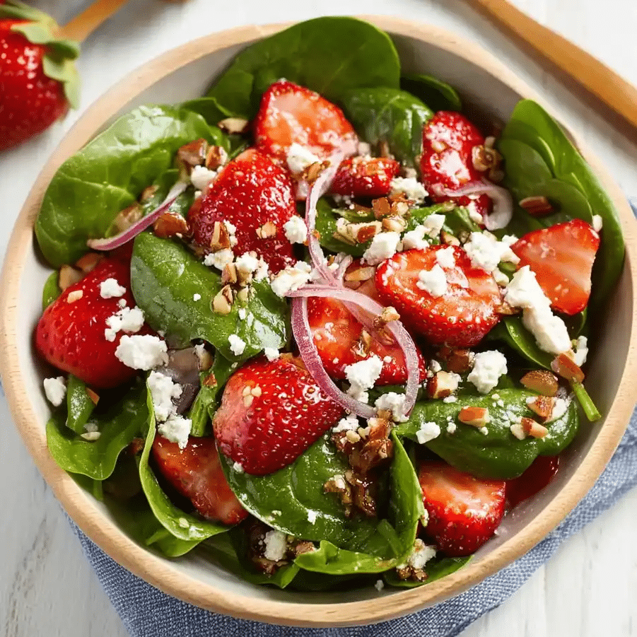 Strawberry Spinach Salad Recipe